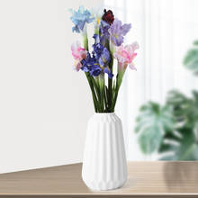 OurWarm Artificial Flowers for Wedding Bridal Bouquet Iris Flower Silk Flowers for Home Decoration Cheap Artificial Decorations 2024 - buy cheap