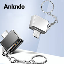 Ankndo Micro USB OTG Microusb адаптер конвертер папа к USB гнездовой разъем OTG флэш-накопитель type-A кабель для зарядки данных адаптер 2024 - купить недорого
