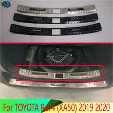 For TOYOTA Rav4 (XA50) 2019 2020 Decorate Accessories Stainless Steel Rear Trunk Scuff Plate Door Sill Cover Molding Garnish 2024 - buy cheap