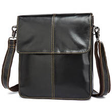 Messenger Bag Men's Shoulder Bags Genuine Leather Small Flap Male Man Crossbody Bag For Messenger Men Leather Bags 2024 - buy cheap