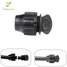 3/8 "conector de bloqueio (11x8mm) tampão de extremidade micro tubulação de irrigação micro regador por gotejamento jardim e conector de rega 2024 - compre barato