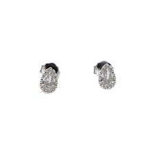 New Real 925 Sterling Silver Teardrops Stud Earrings Water Drop White/Black CZ Fashion Jewelry Studs For Women Party Gifts 2024 - buy cheap