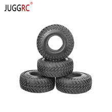4pcs 107mm 1.9" Rubber Rocks Tyres Wheel Tires for 1/10 RC Rock Crawler Axial SCX10 90047 D90 D110 TF2 Traxxas TRX4 2024 - buy cheap