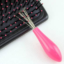 Durable Salon Home Essential Mini Comb Hair Brush Cleaner Embeded Tool Color Randomly 1 Piece 2024 - buy cheap