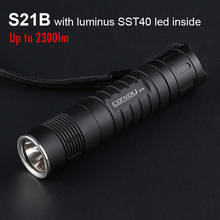 Convoy S21B Flashlight with Luminus SST40 Lantern Led 2300lm Powerful 21700 Flash Light Torch Camping Fishing Work Outside Light 2024 - buy cheap