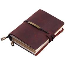 Caderno feito à mão do viajante, caderno de viagem de couro para homem e mulher, perfeito para escrever, presentes, viajantes, 5.2x4 em 2024 - compre barato