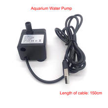 5V Ultra-Quiet Submersible Aquarium Water Pump Water Fountain Pump Filter Fish Pond Tank Fountain Carry Around Water Pumps USB 2024 - buy cheap