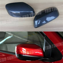 Cubierta de espejo retrovisor con apariencia de fibra de carbono, para Honda City 2009, 2010, 2011, 2012, 2013, 2014 2024 - compra barato