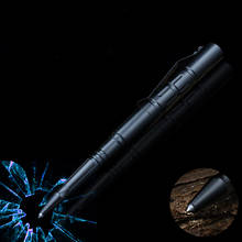 Caneta esferográfica multifuncional, caneta esferográfica multifuncional em aço de tungstênio, unissex, ferramenta de janela 2024 - compre barato