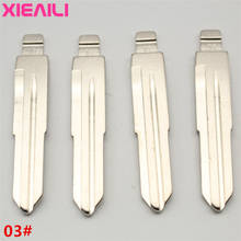 XIEAILI 50Pcs 03# Metal Blank Uncut Flip KD Remote Key Blade For Buick Excelle For Chevrolet Lova Spark S171 2024 - buy cheap