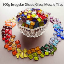 900g/31.74oz(Around 500pcs) Irregular Shape Glass Mosaic Tiles DIY Mosaic Craft Materials Hobbies Multi-Color Optional 2024 - buy cheap