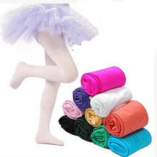 Velvet children's leggings spring autumn candy color rendering girls baby nylon stockings girl white dance leggings 2024 - buy cheap