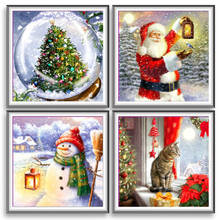 Christmas Gift Diamond Painting Santa Claus Tree Full Square 5D Diy Diamond Embroidery Cross Stitch Xmas Decor For Home 2024 - buy cheap