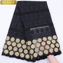 Newest Swiss Voile Lace In Switzerland High Quality African Dry Lace Fabric Punch Holes Cotton For Nigerian Man Daily Sew A1760 2024 - buy cheap
