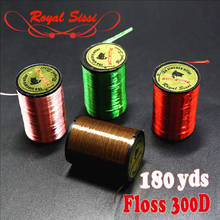 Неоновая нить для вязания мушек Royal Sissi, нить 300D, выделяемая нить для вязания мушек, материал для вязания лосося, баса, 10 цветов на выбор 2024 - купить недорого