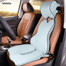 Cojín de cintura para reposacabezas de coche, cojines aumentados, juego de soporte de asiento de algodón con memoria, Cuatro estaciones disponibles, CD50, Q05 2024 - compra barato