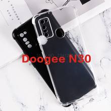 Ultra thin Transparent Phone Case For Doogee N30 Silicone Caso Soft Black TPU Case For Carcasas Doogee N30 N 30 Back Cover Etui 2024 - buy cheap