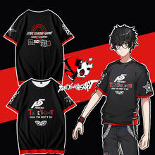 Camiseta de anime joker 5, camiseta com manga curta de poliéster para verão 2024 - compre barato