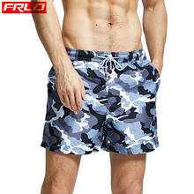 Blue camouflage Men Sexy Sports Beach Shorts Swim Trunks Male Swimwear Quick Dry Breathable Loose Elastic Shorts Men Swimsuit 12 2024 - buy cheap