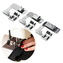 NICEYARD 1 Piece Domestic Sewing Machine Foot Presser Rolled Hem Feet Crimping Presser Household Sewing Machine Accessories 2024 - buy cheap