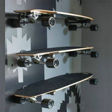 Placa de dança de placa longa horizontal suspenso deslizante elétrico carga-rolamento pendurado rack de parede de ferro gancho placa de skate de superfície 2024 - compre barato