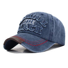 Boné preto vintage, chapéu de baseball masculino e feminino estilo hip hop lavado 2024 - compre barato