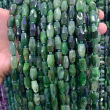 Natural Green Canada Jades Beads Faceted Olive DIY Stone Loose Beads For Jewelry Making Beads Women Necklace Bracelet Earring 2024 - buy cheap