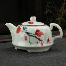 Bule de cerâmica, pintado à mão, kung fu, bule de chá, pintura colorida, de mão, 175ml 2024 - compre barato