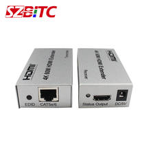 SZBITC 60 м HDMI удлинитель сплиттер HDMI отправитель и приемник через один Cat5e/6 Ethernet конвертер 2024 - купить недорого