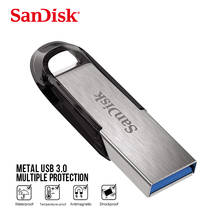 Sandisk usb 3.0 flash drive sdcz73 ultra flair 32gb 64gb 128gb 256gb usb 3.0 dispositivo de armazenamento da vara da memória da movimentação da pena do metal u disco 2024 - compre barato