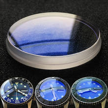 [Bisel + cristal] combinação de modelos para seiko sxk007, cúpula dupla de safira com borda escalonada + moldura de cerâmica 2024 - compre barato