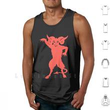 Devil tank tops vest sleeveless Demon Monster Horns Horror Satan Death Dead Nightmare Hell Laughing Scary Laugh 2024 - buy cheap