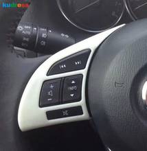 For Mazda 6 M6 Atenza 2013 2014 2015 For Mazda CX-5 CX5 2013 2014 2015 2016 ABS Matte Car Interior Steering Wheel Cover Trim 2024 - buy cheap