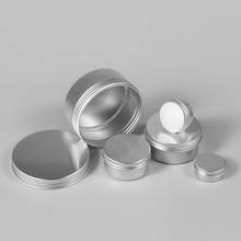 Latas de metal de lata de alumínio 50g/60g/80g, recipiente cosmético vazio creme de rosto para os olhos, brilho labial embalagem 2024 - compre barato
