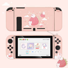 for Nintend switch Pink Cute Rabbit Case Soft TPU Protective Housing Thin Shell Skin for Nintendo Switch Cover Accessories 2024 - buy cheap