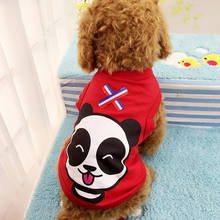 PUOUPUOU летняя одежда для собак с героями мультфильмов, пальто для щенков, дышащая жилетка, одежда для домашних животных красивая одежда для собак для маленьких и средних собак, Ropa Perro 2024 - купить недорого