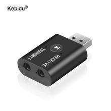 Kebidu-receptor de Audio con Bluetooth 5,0, Mini Transmisor estéreo, Bluetooth, AUX, RCA, conector USB de 3,5mm para TV, PC, Kit de coche, adaptador inalámbrico 2024 - compra barato