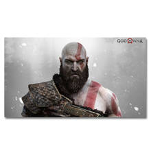 God Of War Kratos Ps4 игровой плакат Kratos настенная художественная картина домашний бар кафе комната спальня настенный Декор шелковые принты 2024 - купить недорого