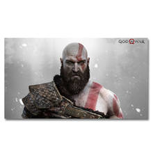 Póster de juegos de Kratos de God Of War, imagen artística de pared de Kratos para el hogar, Bar, cafetería, habitación, dormitorio, decoración de pared, impresiones de seda 2024 - compra barato