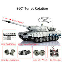 Heng Long 1/16 TK7.0 Leopard2A6 RC Tank 3889 Barrel Recoil Metal Tracks W/ Linkages TH17640 2024 - buy cheap