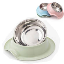 Pet Bowl Single Portable Outdoor Travel Food Container Puppy Feeder Stainless Steel Dog Pot Dishes Kitten Tableware Pet Supplies 2024 - buy cheap