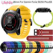 Silicone Watchband For Garmin Fenix 5X 5X Plus 6X Frontier Strap Watchband For Garmin Fenix 6X GPS PRO Replacement Wristband 2024 - buy cheap