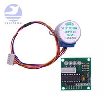 Motor de passo da engrenagem 5v 4-fase 28ybj-48 dc + placa de driver uln2003 pic mcu diy 2024 - compre barato