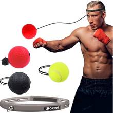 Boxe reflex velocidade soco bola 20g/65g fivela de cobre silicone bandana para muay thai iniciante mão olho perfuração relaxar formação 2024 - compre barato