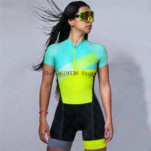 Skinsuit-Maillot de Ciclismo profesional para mujer, traje de triatlón, Ropa informal, mono de verano 2024 - compra barato