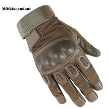 PU Leather Tactical Gloves Outdoor Army Military Paintball Hiking Shooting Climbing Airsoft Hard Knuckle Full Finger Gloves 2024 - buy cheap