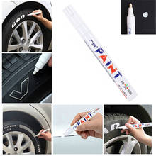 Vehicle Professional White Waterproof Rubber Permanent Paint Marker Pen Car Tread Environmental Tire Painting Scratch Repair 2024 - buy cheap