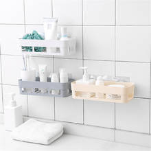 Bathroom Shelf WC Shampoo Holder Shower Shelves Wall Mount Kitchen Storage Basket Cosmetic Rack Home Organizer Bath Accessories 2024 - buy cheap