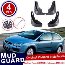 for Ford Focus 2 MK2 MK2.5 Hatchback 2005~2011 Car Mud Flaps Front Rear Mudguard Splash Guards Fender Mudflaps 2008 2009 2010 2024 - buy cheap