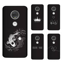 Soft Silicone For Motorola Moto G7 G6 One P30 Play Case Cover Painting Matte Cases For Motorola Moto G6 G7 E5 Play Power Funda 2024 - buy cheap